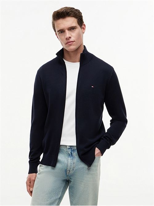 essential cotton zip thru TOMMY HILFIGER | MW0MW36517DW5